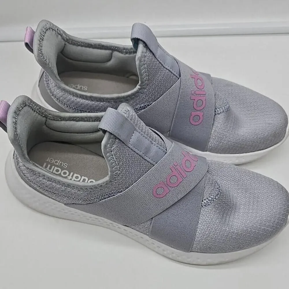 Adidas Women's Puremotion Adapt FY7234 Silver Running Shoes Sneakers Size:‎ 8